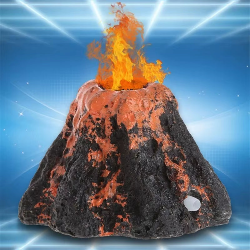 Aquarium Accessories Resin Crafts Simulation Artificial Volcano Rockery Fish Tank Decor Pet Supplies Ornament Home Decoration