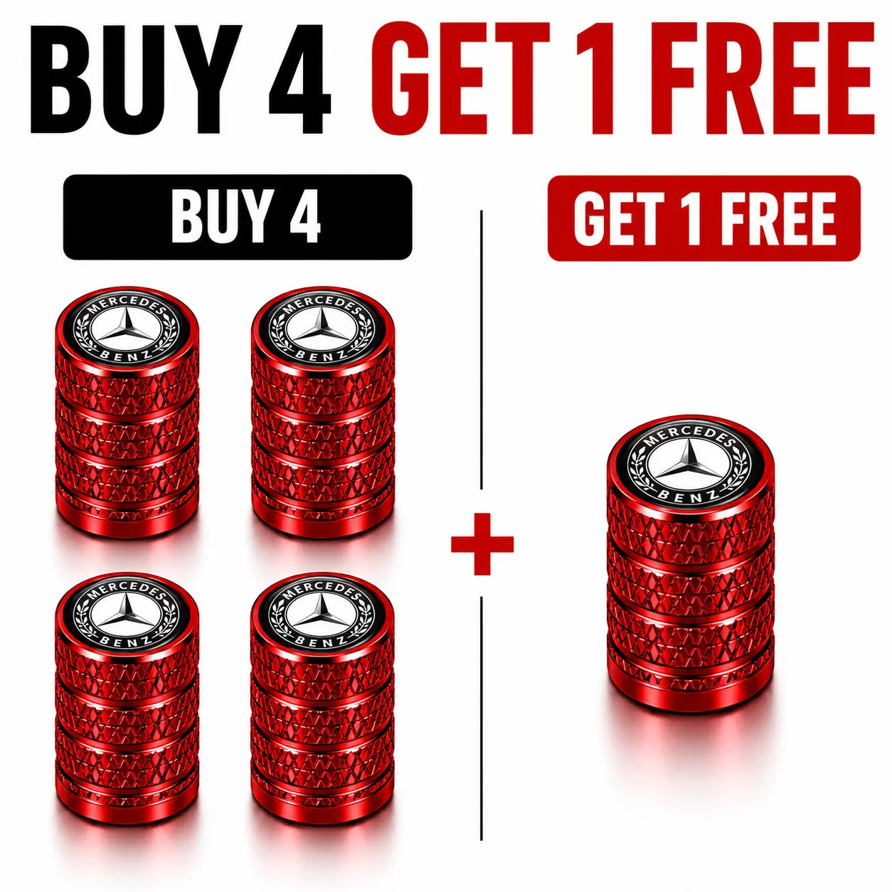 US Flag Knurled Aluminum Tire Valve Stem Caps, Anti-Rust Dustproof Leakproof Air Valve Covers, Corrosion Resistant Alloy Stem Caps for Car Truck SUV ATV Motorcycle Bike Heavy Duty Auto Mod Tire Air Protector Wheel Parts Universal Vehicle Accessories