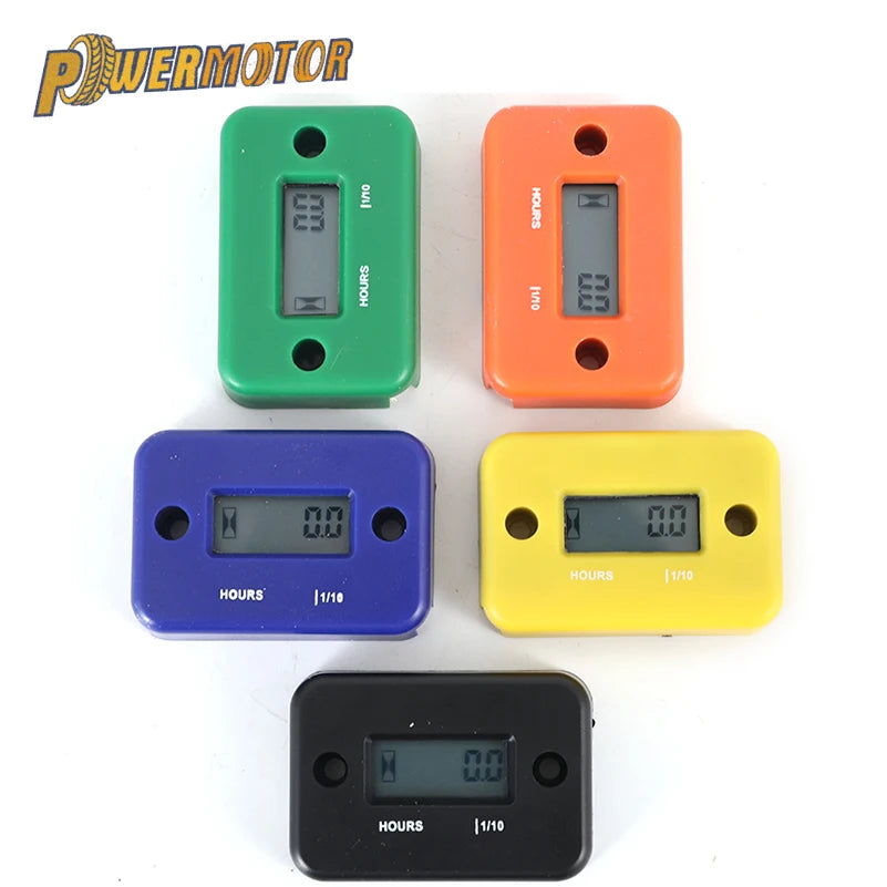 Motorcycle Hour Counter Meter – Digital Engine Timer for Bikes, ATVs & Dirt Bikes