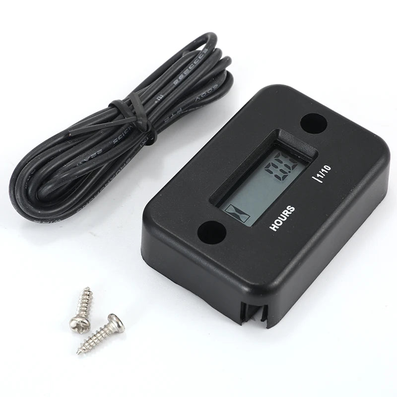 Motorcycle Hour Counter Meter – Digital Engine Timer for Bikes, ATVs & Dirt Bikes