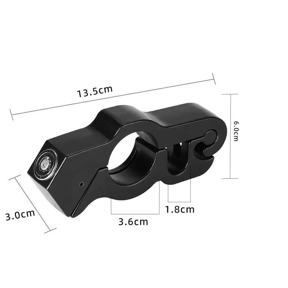 1PC Motorcycle Handlebar Lock Handlebar Brake Handle Solid Lock Imitating Steal Lock Pull Rod ATV Dirt Street Bikes anti Theft
