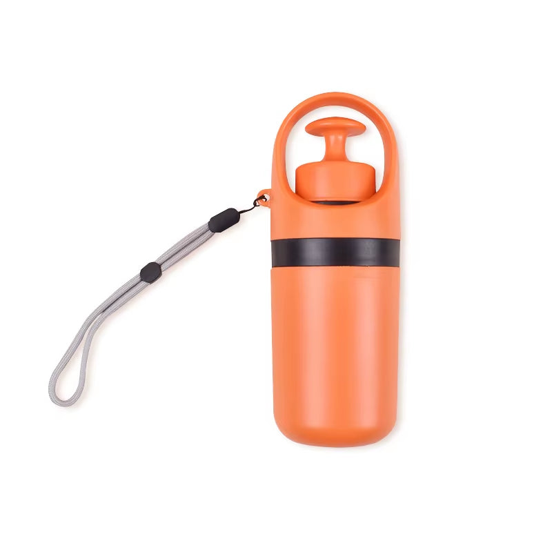 Portable Dog Pooper Scooper Outdoor Pet Waste Pick-Up Cleaner Built-In Garbage Bag Handheld Pet Poop Grabber No Touch Design