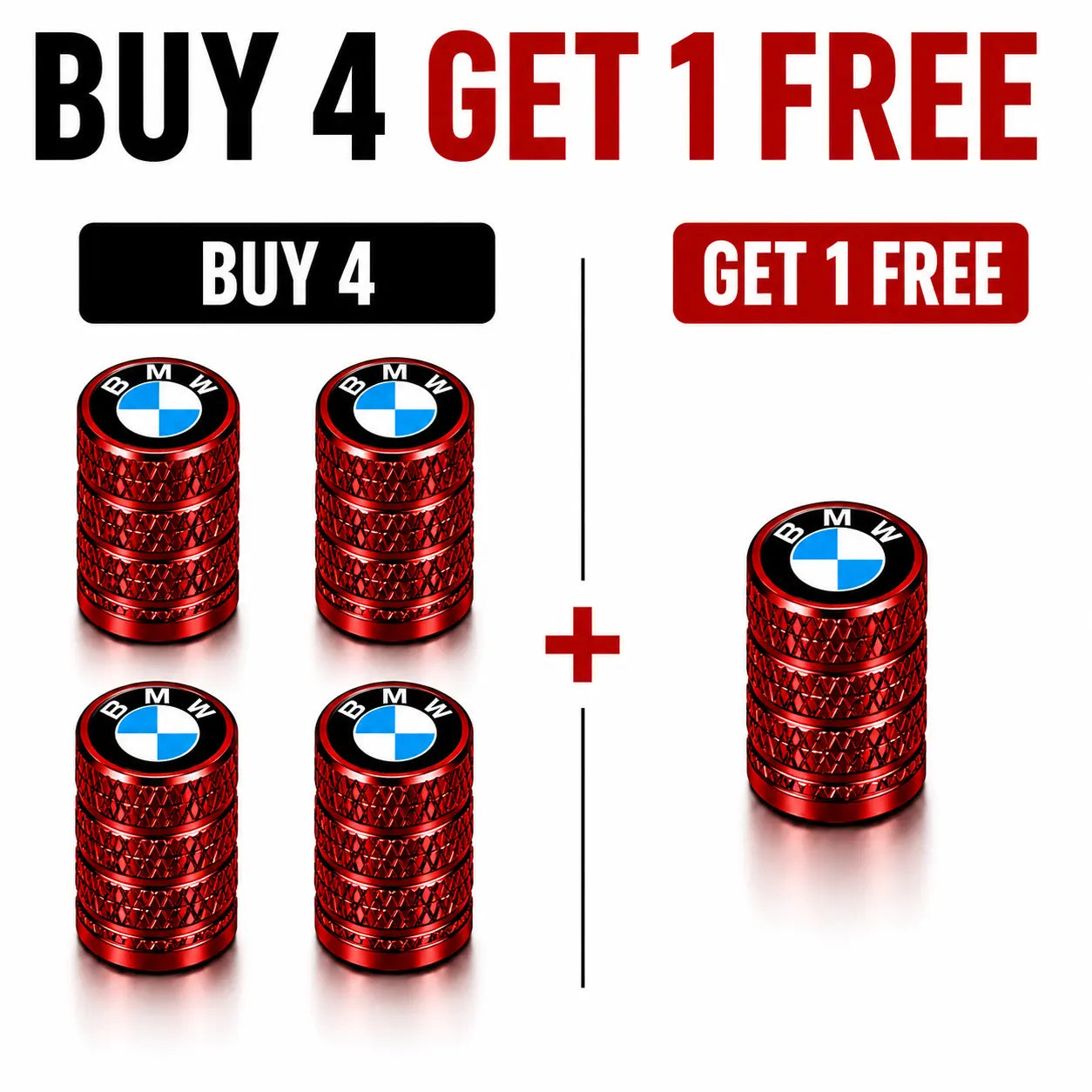 US Flag Knurled Aluminum Tire Valve Stem Caps, Anti-Rust Dustproof Leakproof Air Valve Covers, Corrosion Resistant Alloy Stem Caps for Car Truck SUV ATV Motorcycle Bike Heavy Duty Auto Mod Tire Air Protector Wheel Parts Universal Vehicle Accessories