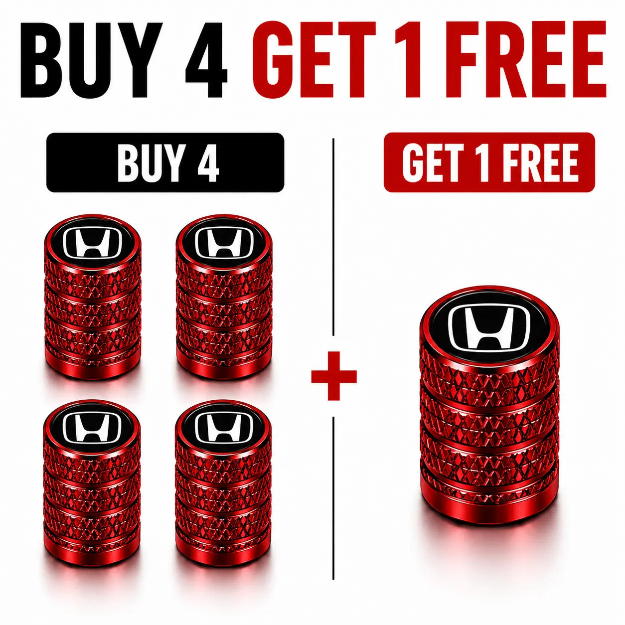 US Flag Knurled Aluminum Tire Valve Stem Caps, Anti-Rust Dustproof Leakproof Air Valve Covers, Corrosion Resistant Alloy Stem Caps for Car Truck SUV ATV Motorcycle Bike Heavy Duty Auto Mod Tire Air Protector Wheel Parts Universal Vehicle Accessories
